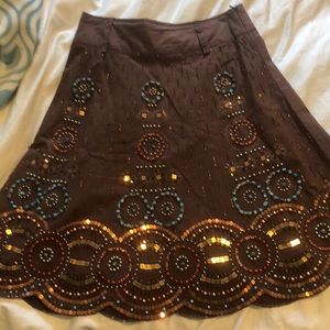 Embellished circle skirts. Basil & Maude